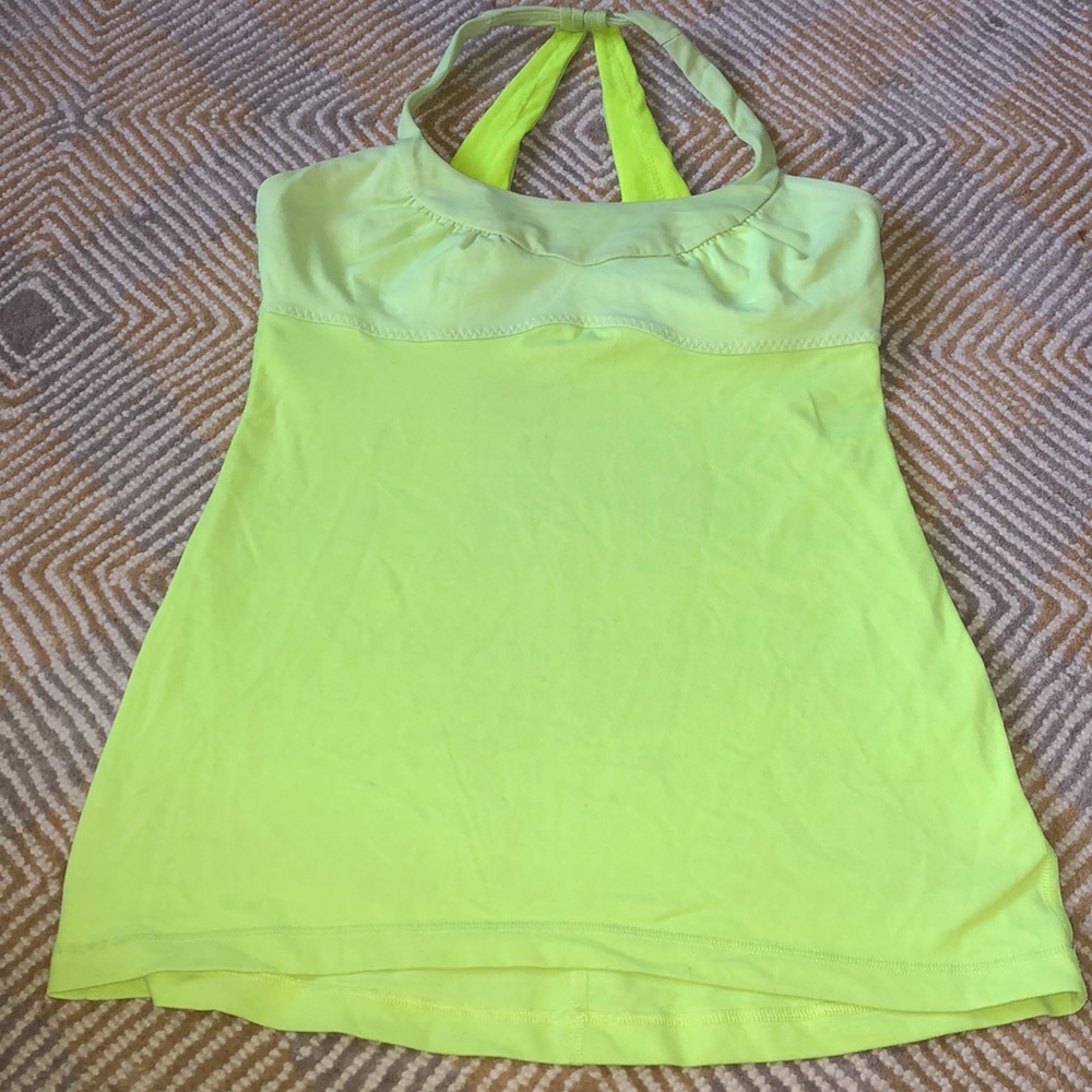 LULULEMON Workout top adjustable built in bra